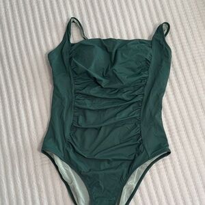 Andie Deep Green One-Piece Swimsuit